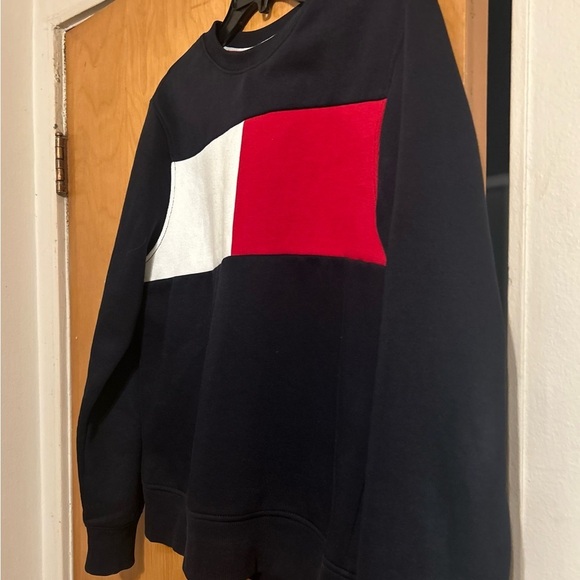 Tommy Hilfiger Other - Unisex Tommy Hilfiger Blue and Red Crewneck Sweater